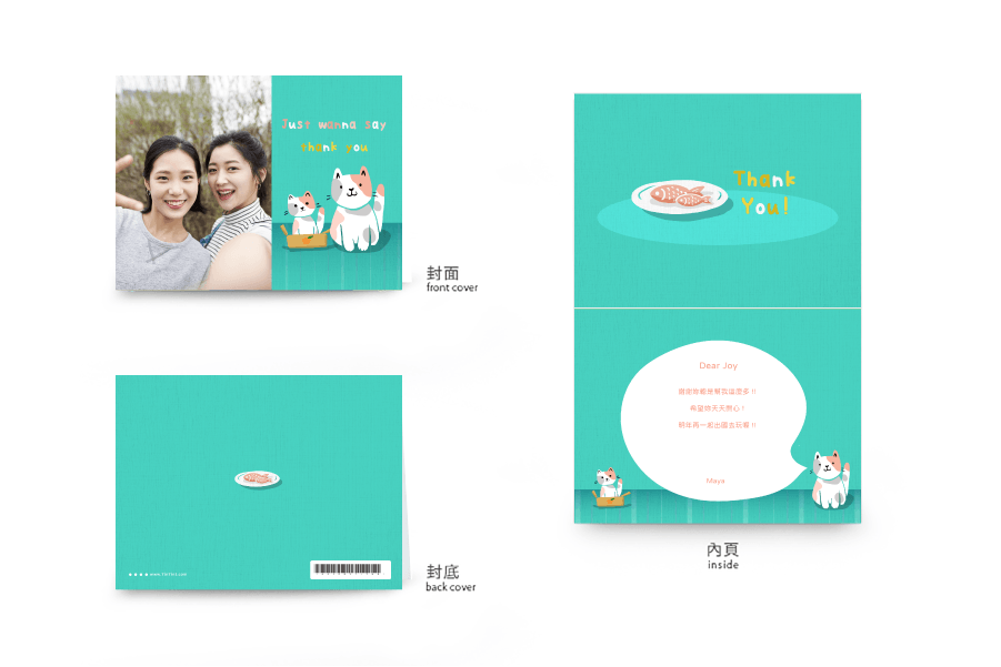 【感谢卡】感恩猫咪